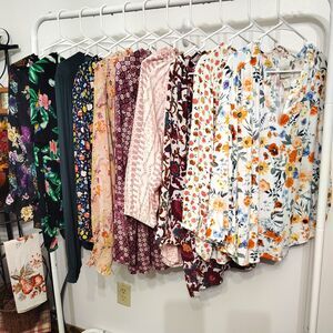 BOHO Career Casual RESELLERS BUNDLE  Large Women's Long & 3/4 Sleeve Wholesale